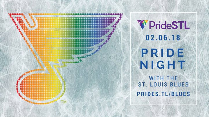 Pride Night with the St. Louis Blues Tuesday, February 6, 2018