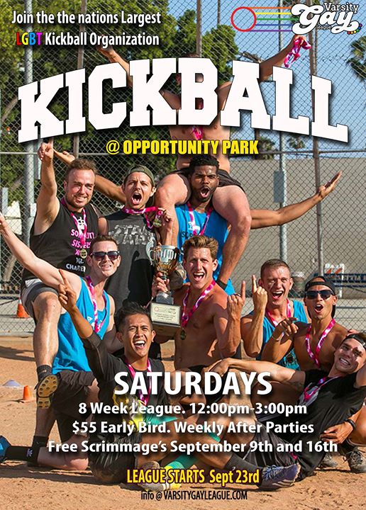 LGBT+ Dallas Kickball League Fall 2017 Saturday, September 30, 2017